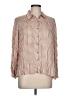 Bellerose 100% Viscose Houndstooth Brown Long Sleeve Button-Down Shirt Size Lg (3) - photo 1