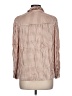 Bellerose 100% Viscose Houndstooth Brown Long Sleeve Button-Down Shirt Size Lg (3) - photo 2