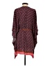 IMAN Burgundy Poncho Size XS - photo 2