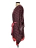 IMAN Burgundy Poncho Size XS - photo 5