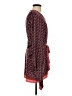 IMAN Burgundy Poncho Size XS - photo 4