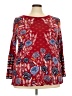 Style&Co Red Long Sleeve Blouse Size 3X - photo 1