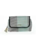 Sophia Joy Stripes Teal Blue Makeup Bag One size - photo 1