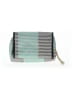 Sophia Joy Stripes Teal Blue Makeup Bag One size - photo 2