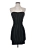 Mind Code Stripes Black Cocktail Dress Size XS (estimated) - photo 1