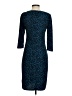 Moda International Animal Print Blue Cocktail Dress Size S - photo 2