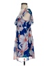 Sweet Storm 100% Polyester Print Blue Cocktail Dress Size S - photo 5