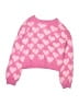 Old Navy Hearts Pink Pullover Sweater Size 10 - 12 - photo 1