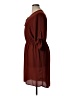 Mossimo 100% Polyester Solid Burgundy Casual Dress Size XL - photo 5