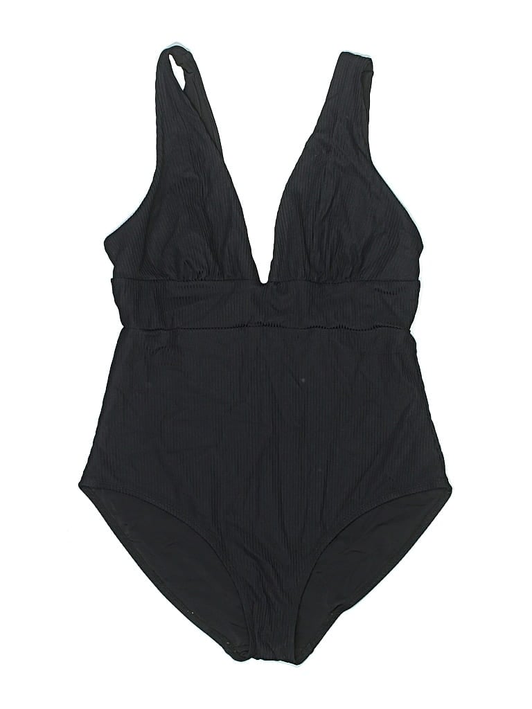Pre-owned Andie One Piece Swimsuit In Black