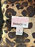 Bailey 44 Animal Print Brown Long Sleeve Blouse Size L - photo 7