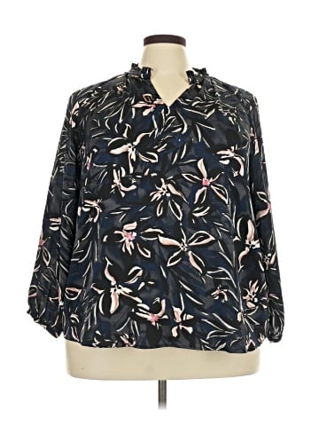Nic + Zoe Long Sleeve Polo (view 1)
