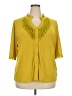 Simonton Says Yellow 3/4 Sleeve Blouse Size 2X - photo 1