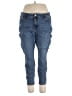 Lane Bryant Solid Blue Jeans Size 20s - photo 1