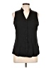 Express 100% Polyester Black Sleeveless Blouse Size M - photo 1