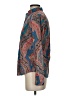 J.Crew 100% Cotton Paisley Teal Long Sleeve Blouse Size 4 - photo 5