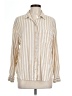 Universal Thread Stripes Ivory Long Sleeve Button-Down Shirt Size L - photo 1
