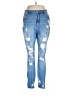 Encore Hearts Blue Jeans Size 1X - photo 1
