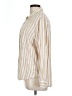 Universal Thread Stripes Ivory Long Sleeve Button-Down Shirt Size L - photo 5