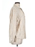 Universal Thread Stripes Ivory Long Sleeve Button-Down Shirt Size L - photo 4