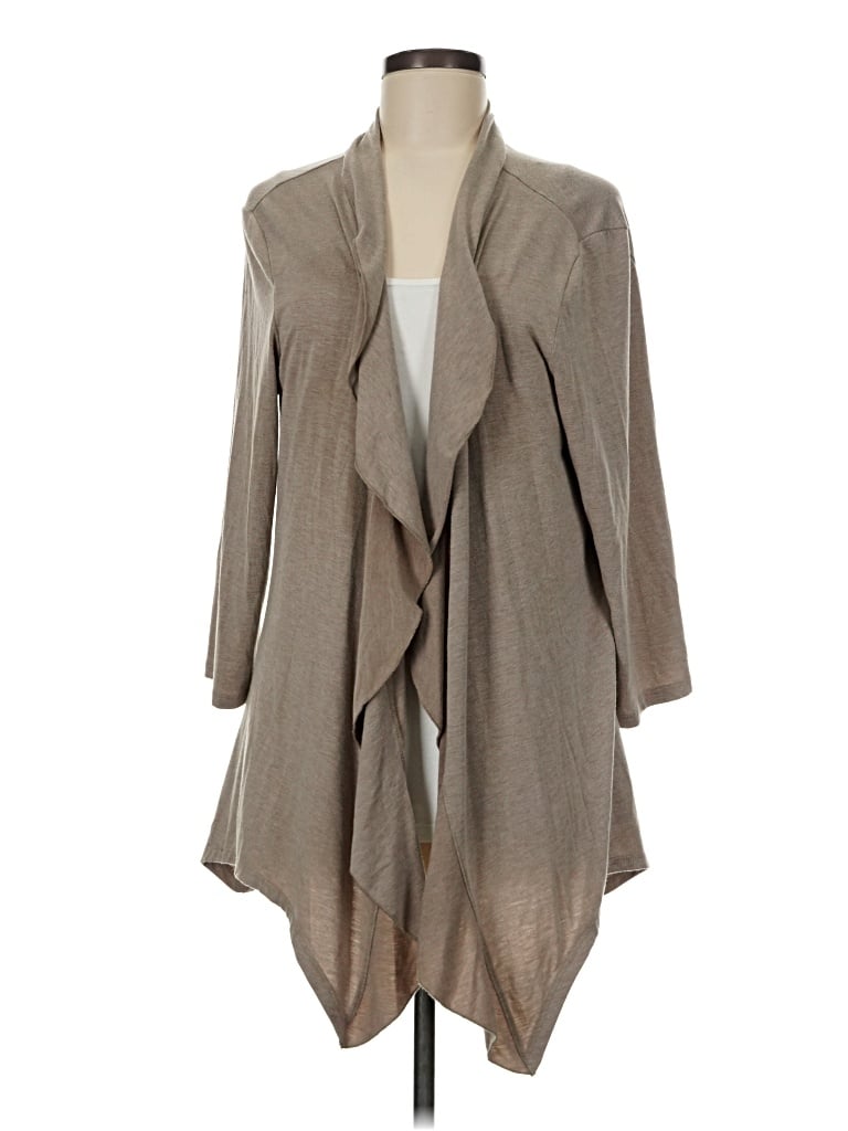 Pre-owned Elementz Cardigan Sweater In Tan