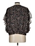 Unbranded 100% Polyester Black Short Sleeve Blouse Size L - photo 2