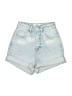 Cotton On 100% Cotton Blue Denim Shorts Size 2 - photo 1