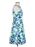 J.Crew Floral Blue Cocktail Dress Size 2 - photo 4