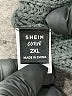 Shein Curve 100% Acrylic Color Block Black Pullover Sweater Size 2X - photo 8