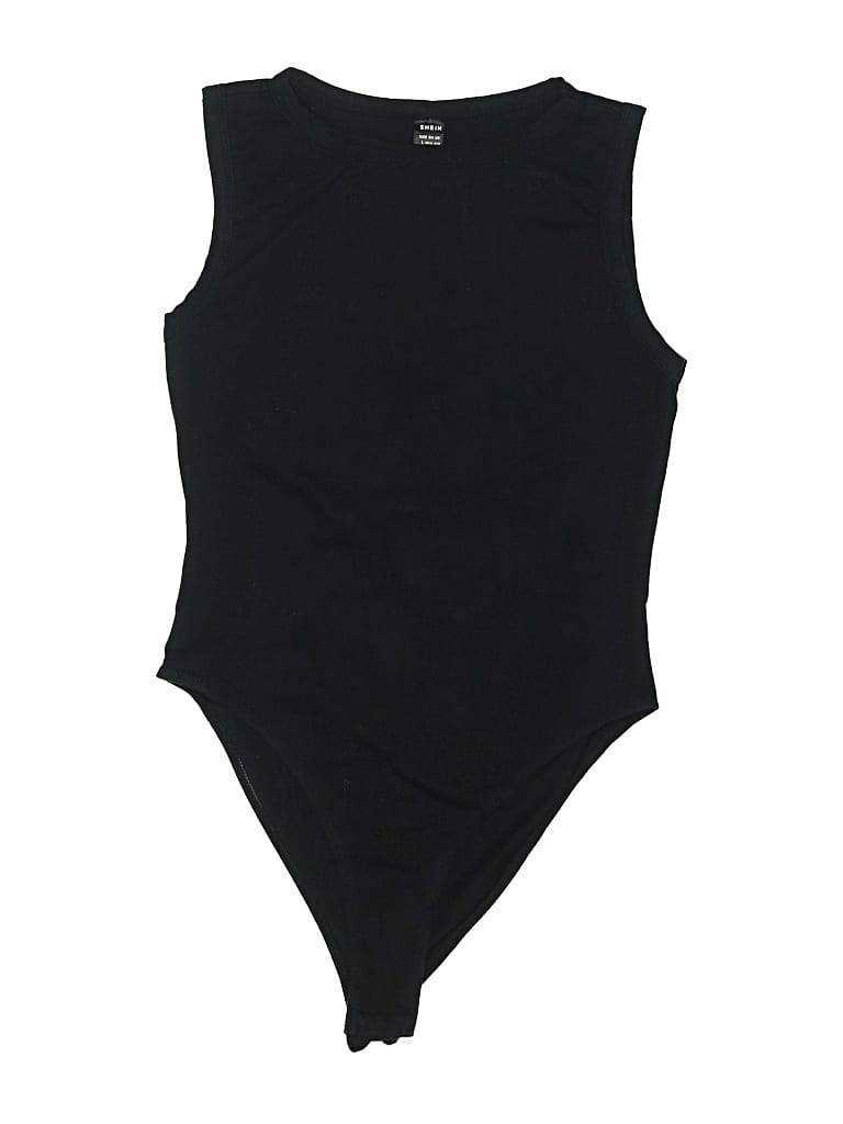 Pre-owned Shein Bodysuit In Black
