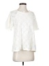Eri + Ali Ivory Short Sleeve Blouse Size S - photo 1