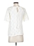 Eri + Ali Ivory Short Sleeve Blouse Size S - photo 2