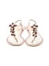 Rene Caovilla Ivory Pink Sandals Size EU 38 1/2 - photo 2