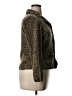 Gerard Darel Animal Print Gold Tan Blazer Size 14 (46) - photo 4