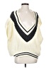 BDG Chevron-herringbone Ivory Sweater Vest Size S - photo 1