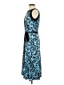 Perceptions Print Blue Cocktail Dress Size S - photo 5