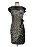Gabby Skye Animal Print Black Cocktail Dress Size 8 - photo 1