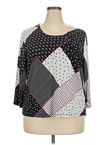 Weekends by Chico's 3/4 Sleeve Blouse (view 1)