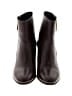 Burberry Burgundy Leather Ankle Boots Size 7 - photo 2