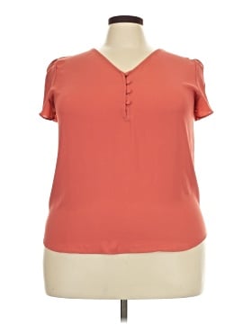 Ann Taylor LOFT Short Sleeve Henley (view 1)