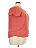 Ann Taylor LOFT 100% Polyester Orange Short Sleeve Henley Size XXL Petite - photo 4