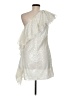 Mac Duggal 100% Polyester Silver Cocktail Dress Size 8 - photo 2