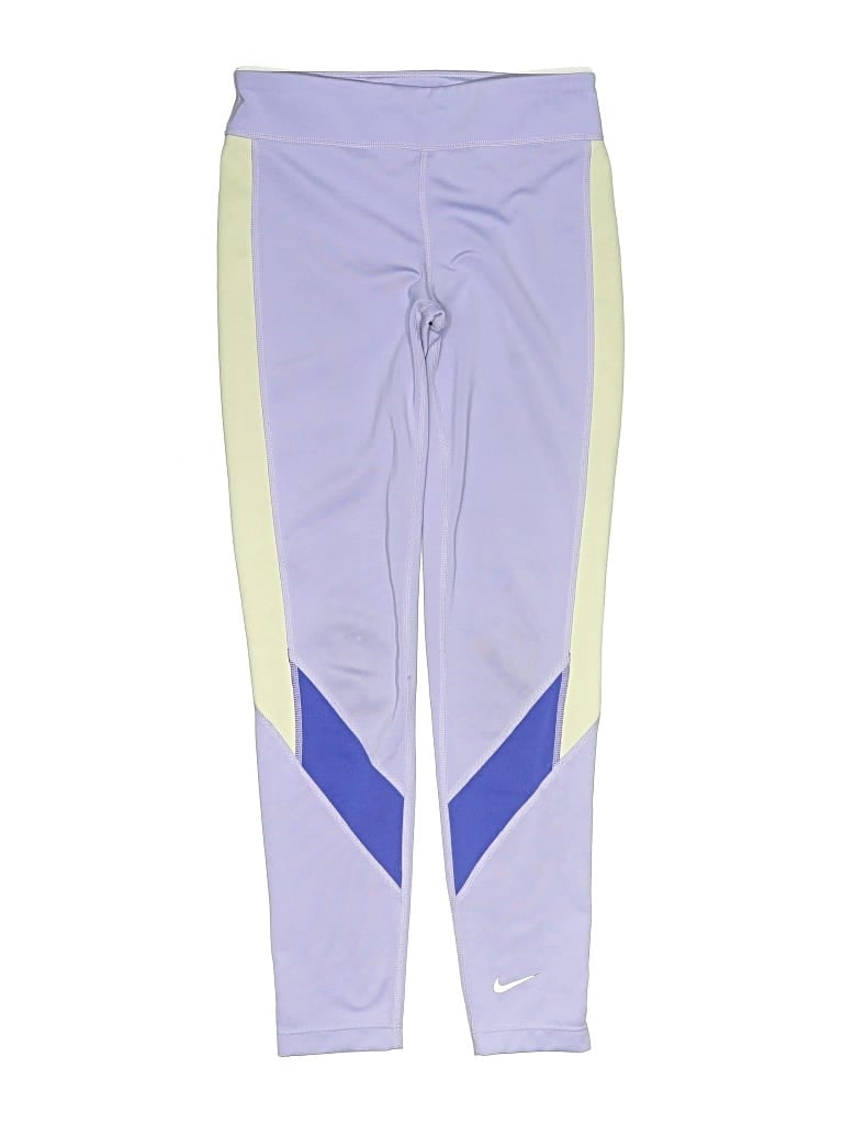 Click to view more detailed imagery on our partner's website Pre-owned Nike Kids' Active Pants In Purple