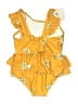 Carter's Floral Yellow One Piece Swimsuit 18-24 MO / 24 MO - photo 2