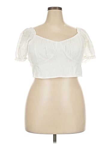 Hollister Short Sleeve Blouse (view 1)
