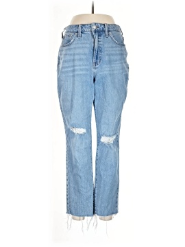 Madewell The Curvy Perfect Vintage Jean in Bradwell Wash: Ripped Edition (view 1)
