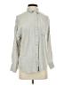 Aerie Stripes Gray Long Sleeve Button-Down Shirt Size XS - photo 1