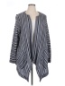 Vince Camuto Stripes Gray Blazer Size XL - photo 1