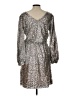 Julia Jordan 100% Polyester Silver Cocktail Dress Size 12 - photo 2