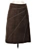 BCBGMAXAZRIA 100% Leather Brown Leather Skirt Size 4 - photo 1